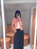  Áo CDG ngắn tay Hồng cài cúc 