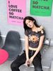  Áo croptop nâu xám đậm ánh tím gấu 