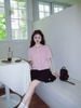  Áo CDG trám hồng ngắn tay 