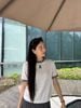  Áo phông ghi viền - gấu xám 