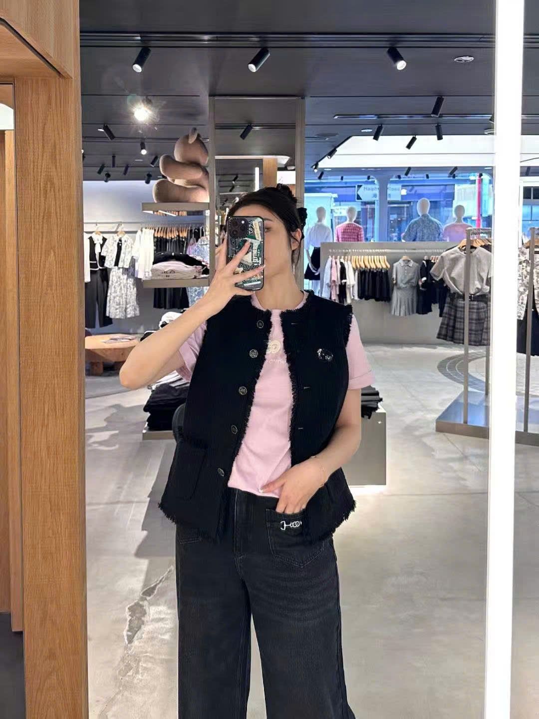  Vest ghile đen 