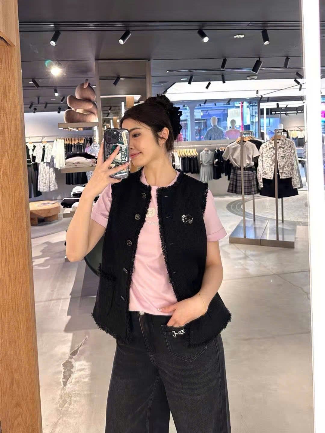  Vest ghile đen 