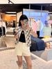 Áo CDG trắng ngắn tay full logo CC 