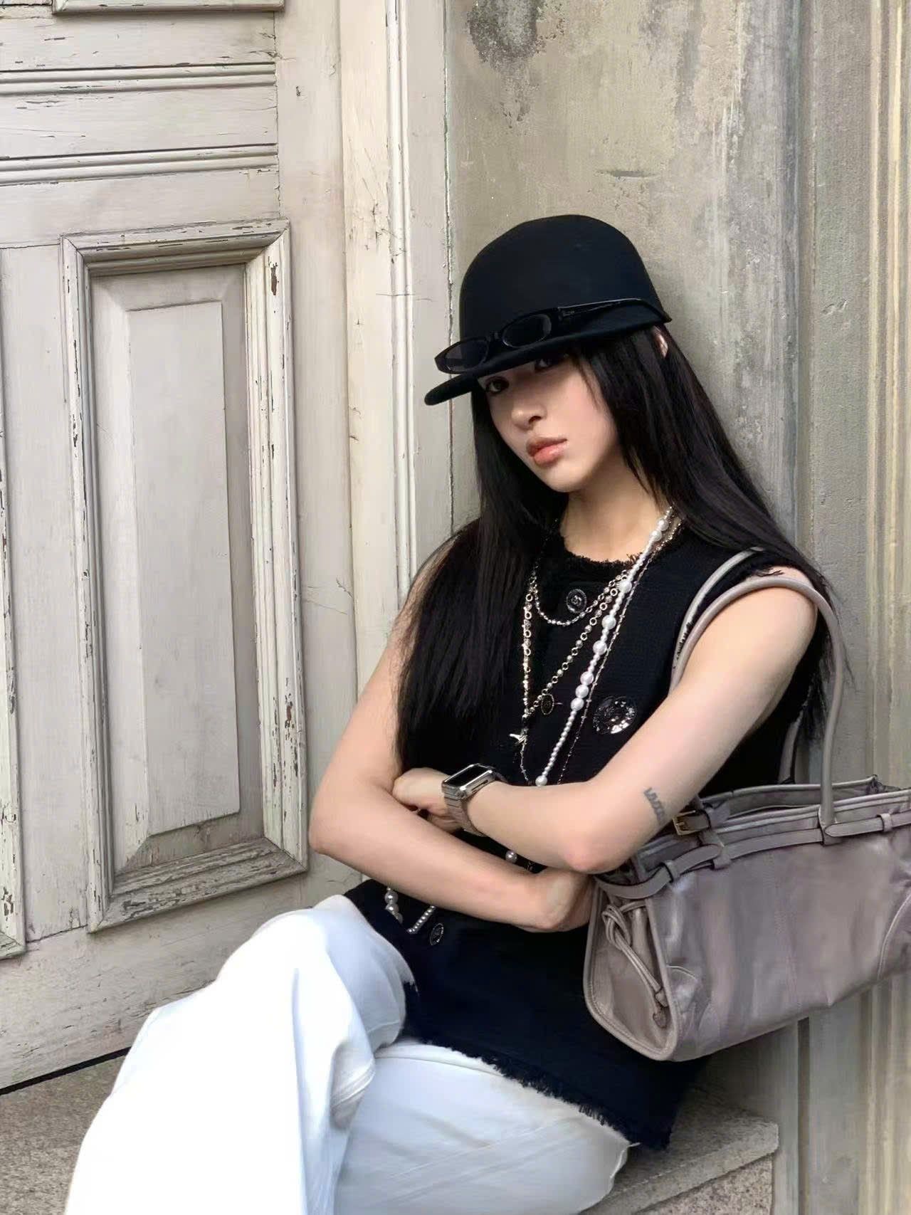  Vest ghile đen 