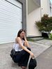  Áo 3 lỗ trắng viền đen 