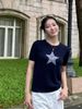  Áo navy ngắn tay, ngôi sao lớn đính đá ngực 