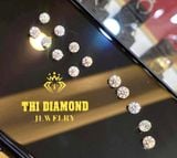  Đá Đính Răng Moissanite Trắng 2,5li 