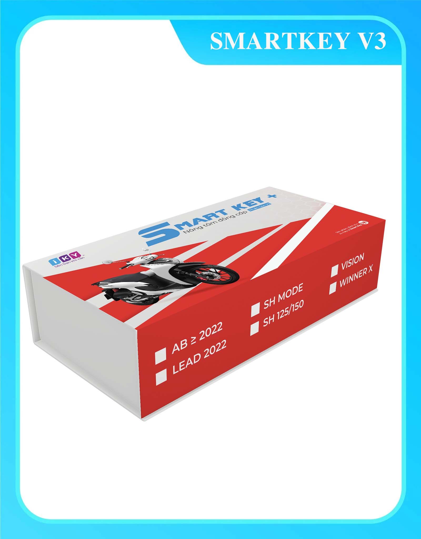  Smartkey V3 - Thiết Bị Chống Cướp Xe Máy Tích Hợp Khóa Smartkey 