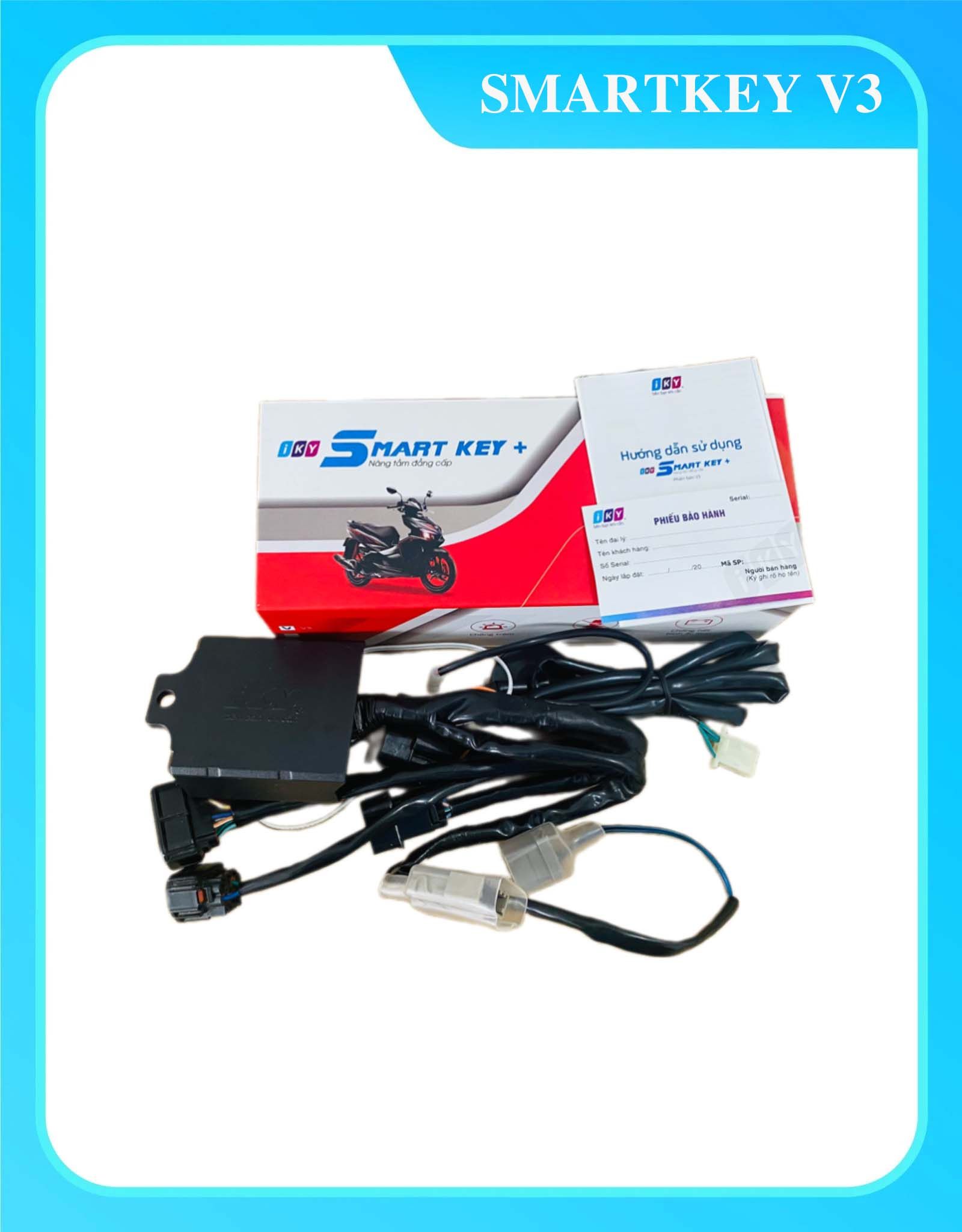  Smartkey V3 - Thiết Bị Chống Cướp Xe Máy Tích Hợp Khóa Smartkey 
