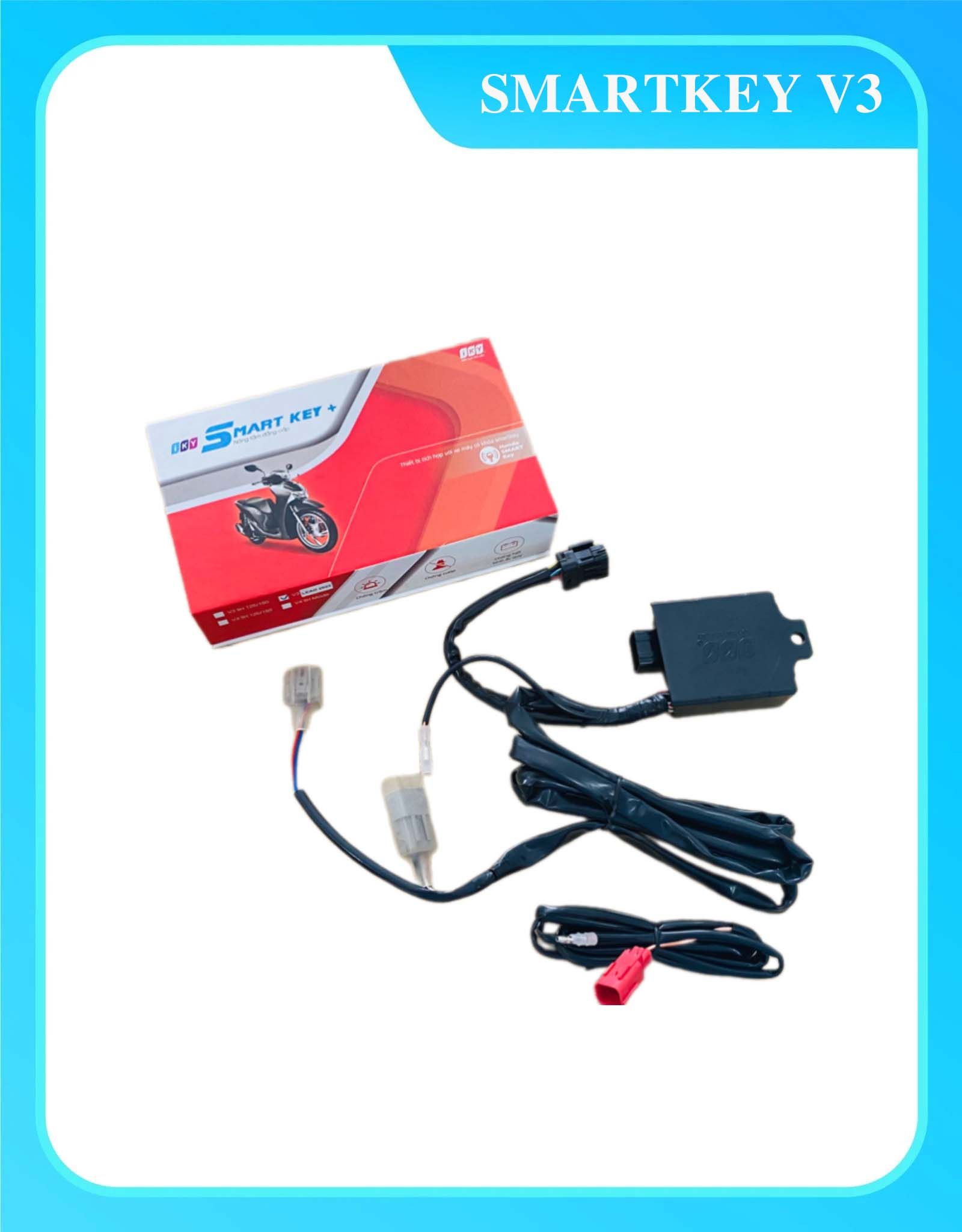 Smartkey V3 - Thiết Bị Chống Cướp Xe Máy Tích Hợp Khóa Smartkey 