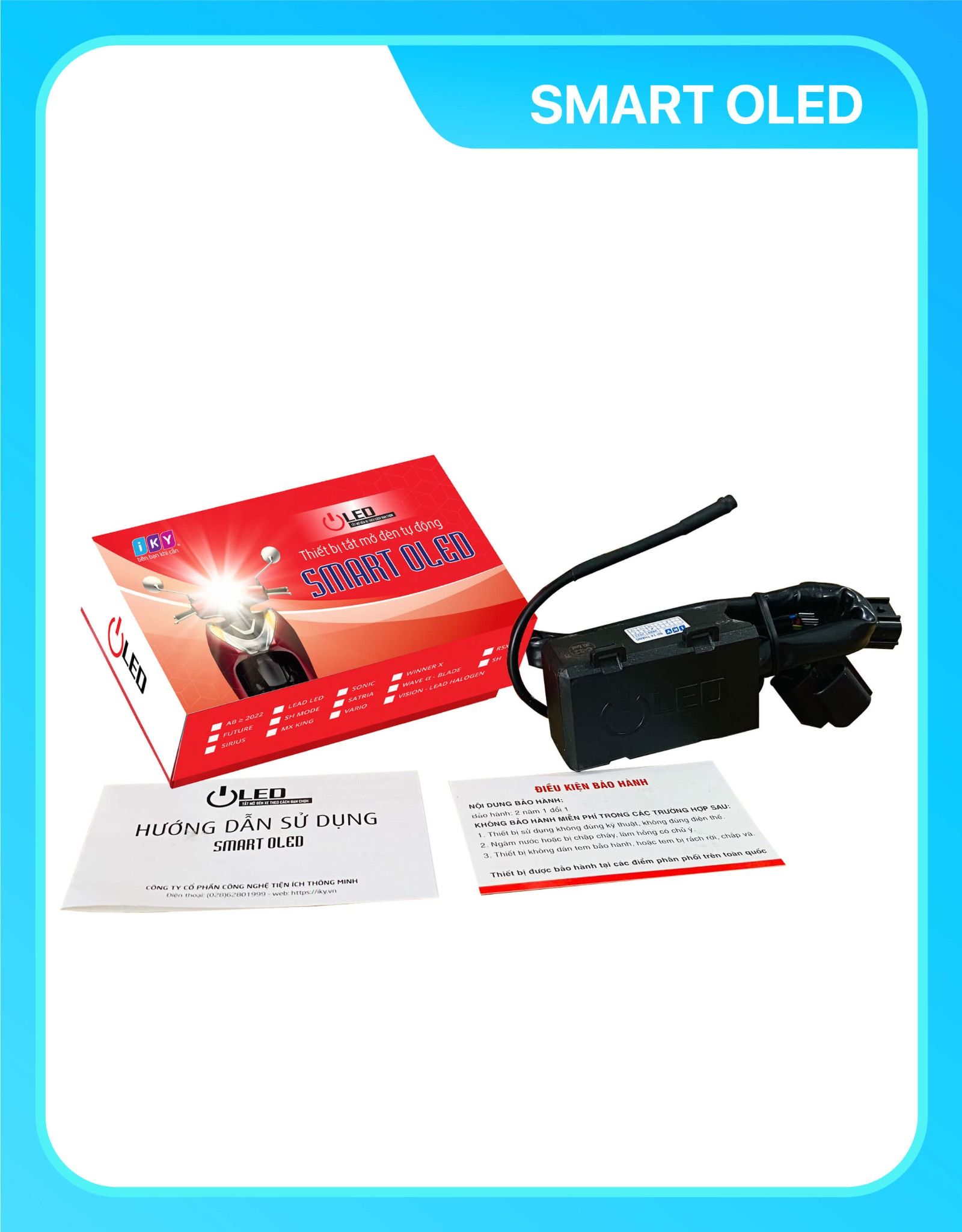  Smart Oled - Thiết Bị Tắt Mở Đèn Tự Động 