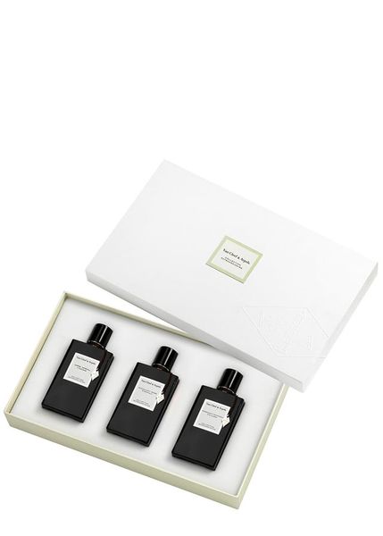Bộ Nước Hoa Unisex Van Cleef & Arpels Ambre Impérial+Moonlight Patchouli+Moonlight Rose EDP 3X45ml