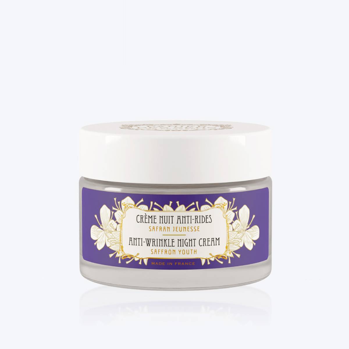 Kem Dưỡng Ban Đêm Panier Des Sens Ngăn Ngừa Nếp Nhăn Chiết Xuất Hoa Nghệ Tây 50ml Saffron Youth [HSD 31/07/2026]
