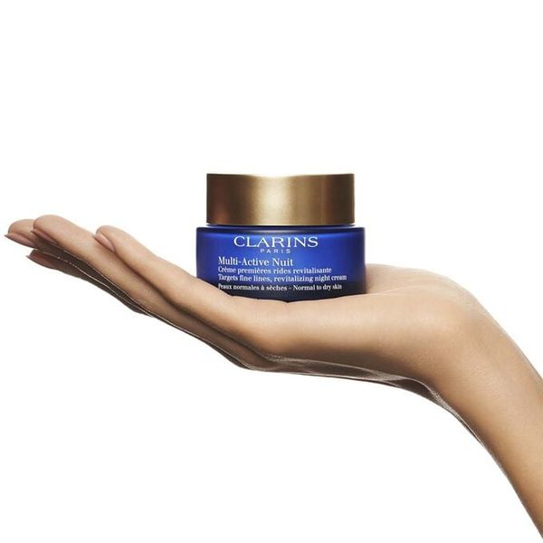 Kem Dưỡng Ban Đêm Clarins Ngăn Ngừa Lão Hóa Cho Da Hỗn Hợp Và Da Khô 50ml Multi-Active Night Cream-Normal To Dry Skin [HSD 03/07/2026]