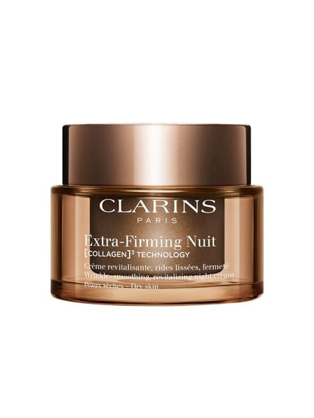 Kem Dưỡng Clarins Nâng Cơ, Săn Chắc Chống Lão Hóa Ban Đêm Dành Cho Da Khô 50ml Extra-Firming [Collagen] Night Cream Dry Skin