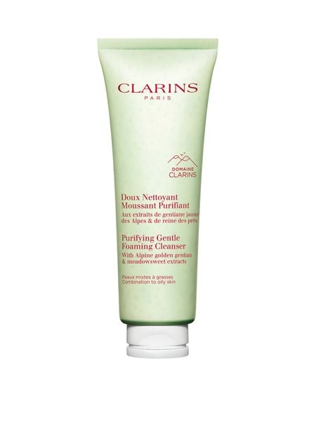 Sữa Rửa Mặt Tạo Bọt Clarins Dành Cho Da Hỗn Hợp/Da Dầu 125ml Purifying Gentle Foaming Cleanser
