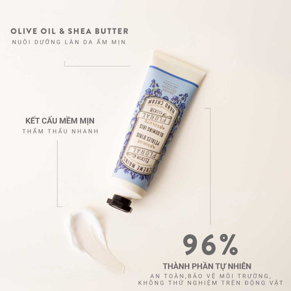 Kem Dưỡng Da Tay Panier Des Sens Hương Hoa Diên Vỹ 30ml