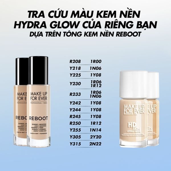 MAKE UP FOR EVER HD Skin Hydraglow Foundation 30ml