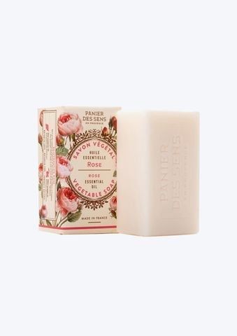 Xà Phòng Dạng Bánh Panier Des Sens Hương Hoa Hồng 150g