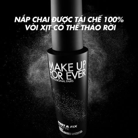 Xịt Khóa Trang Điểm MAKE UP FOR EVER Kiềm Dầu 100ml Mist & Fix Matte