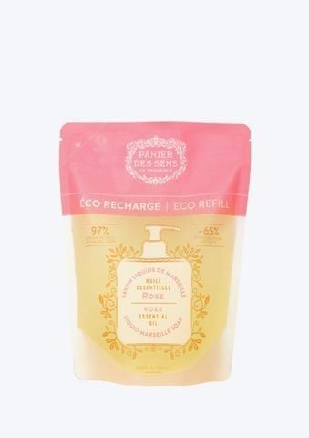 Xà Phòng Dạng Lỏng Panier Des Sens Hương Hoa Hồng 500ml (Túi Refill)