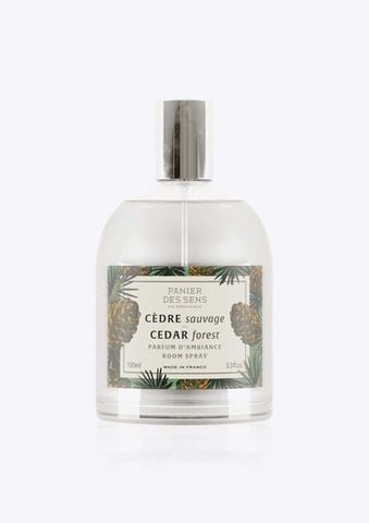 Xịt Phòng Panier Des Sens hương Cedar Forest 100ml