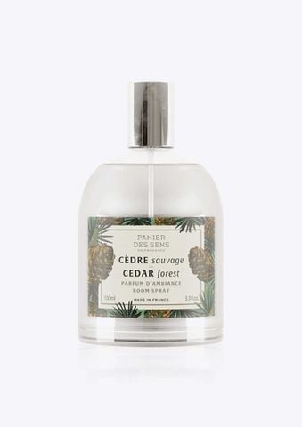 Xịt Phòng Panier Des Sens hương Cedar Forest 100ml