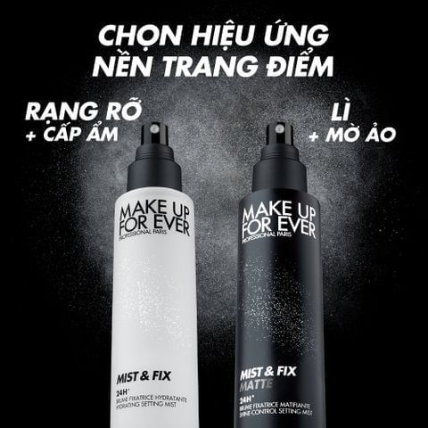 Xịt Khóa Trang Điểm MAKE UP FOR EVER Kiềm Dầu 100ml Mist & Fix Matte