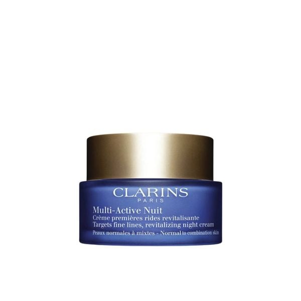 Kem Dưỡng Ban Đêm Clarins Ngăn Ngừa Lão Hóa Dành Cho Da Thường và Da Hỗn Hợp 50ml Multi-Active Night Cream Normal To Combination Skin