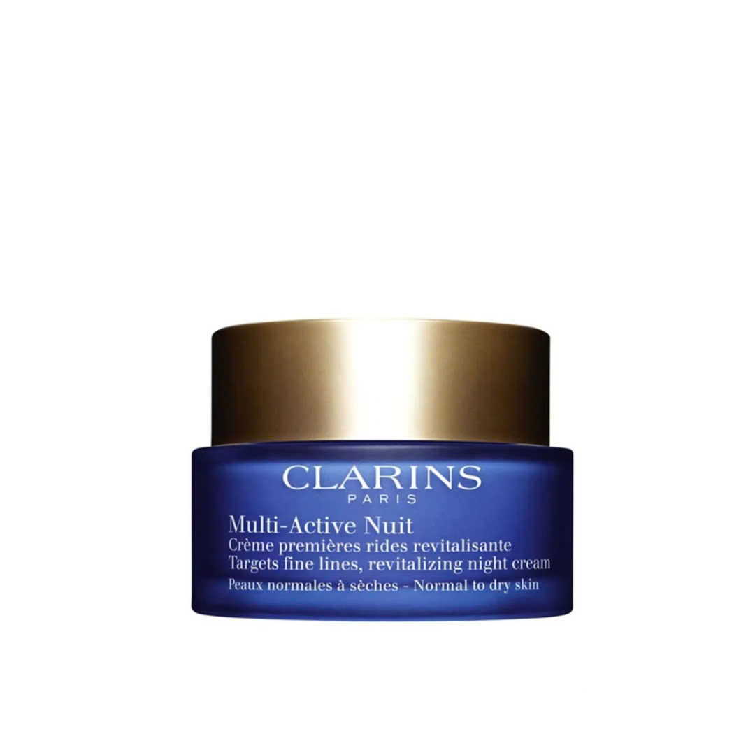 Kem Dưỡng Ban Đêm Clarins Ngăn Ngừa Lão Hóa Cho Da Hỗn Hợp Và Da Khô 50ml Multi-Active Night Cream-Normal To Dry Skin [HSD 03/07/2026]