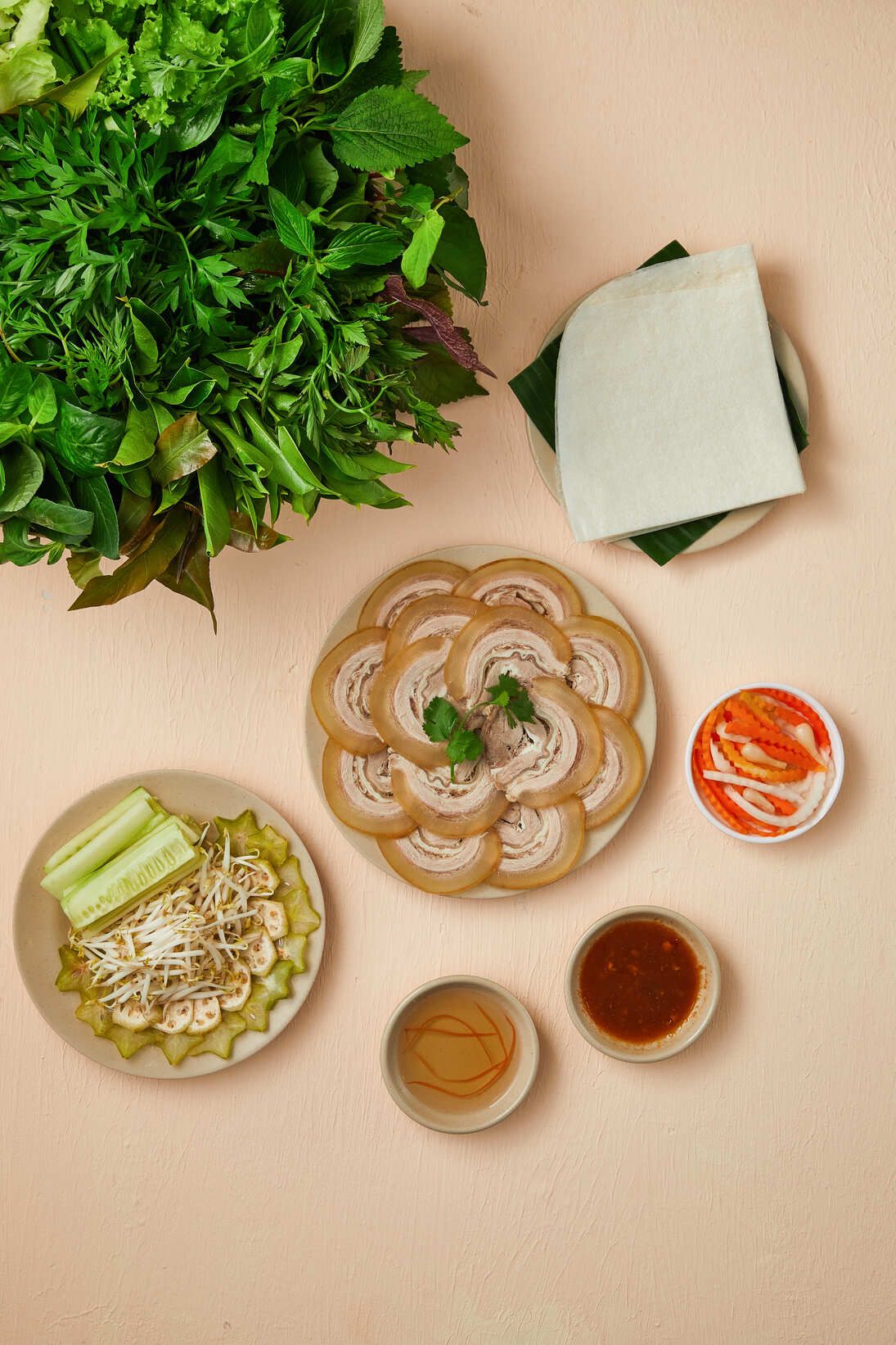  Bò Củ Chi Cuốn Bánh Tráng 