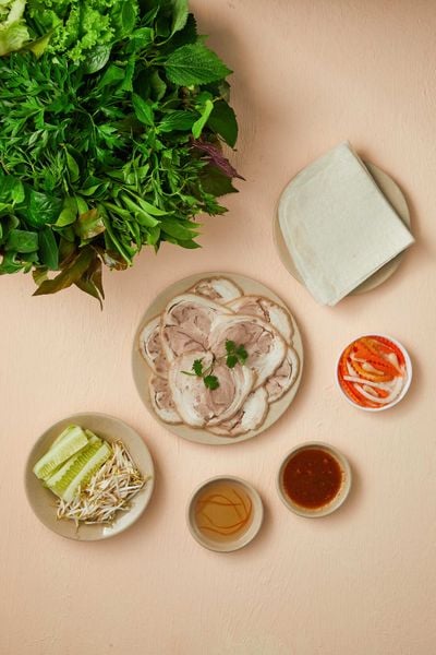  Bánh Tráng Cuốn Thịt Bắp 