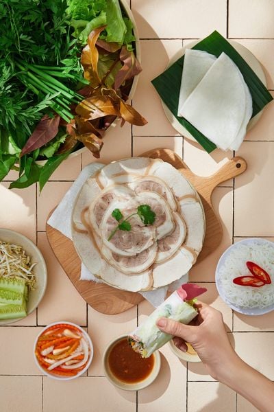  Bánh Tráng Cuốn Thịt Mix 