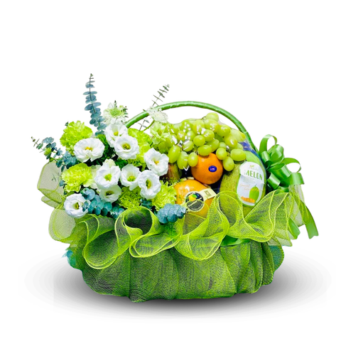 Giỏ quà trái cây nhập khẩu hoa tươi 05