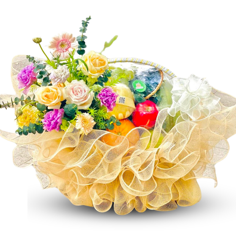 Giỏ quà trái cây nhập khẩu hoa tươi 06