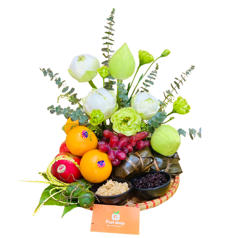 Combo đĩa quả thắp hương 02