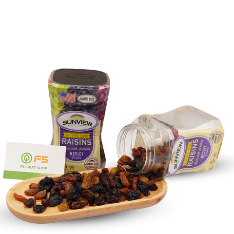 Nho khô Mỹ Sunview loại Mix (12x425g)