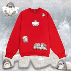 Áo Sweater FIDE SHARK unisex nam nữ Sweater Cotton oversize form rộng -SW02