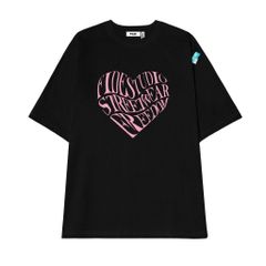 Áo thun unisex FIDE phông trơn nam nữ cổ tròn FIDE TRÁI TIM