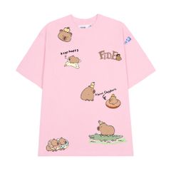 Áo thun FIDE CAPYBARA unisex form rộng cổ tròn CAPYBARA - AT48