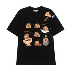 Áo thun FIDE CAPYBARA unisex form rộng cổ tròn CAPYBARA - AT51 Cotton