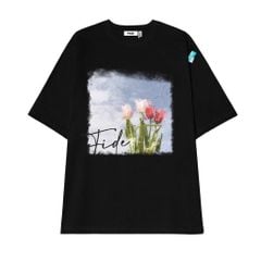 Áo thun FIDE phông unisex nam nữ form rộng ulzzang HOA TULIP