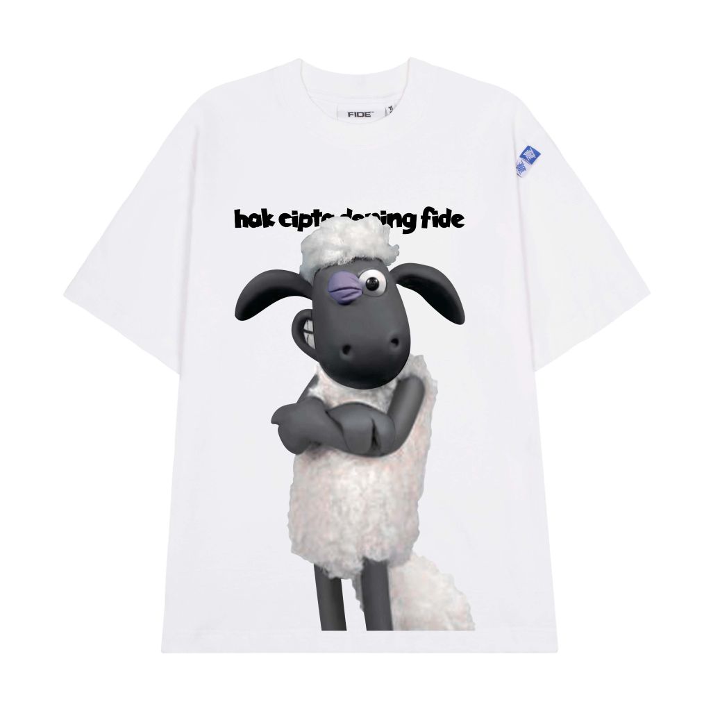 Áo thun FIDE Cừu shaun phông unisex nam nữ form rộng cổ tròn ulzzang SHAUN 17