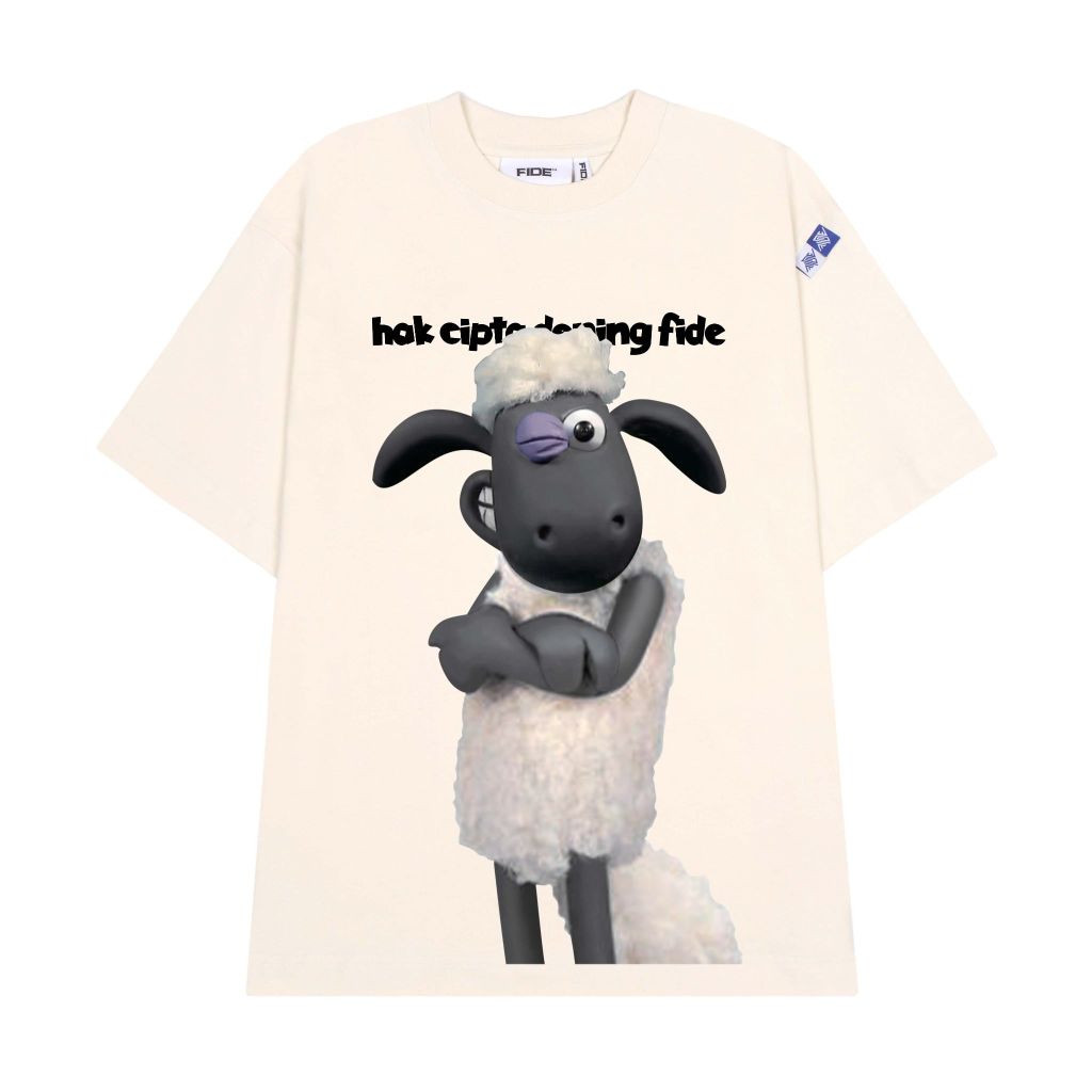 Áo thun FIDE Cừu shaun phông unisex nam nữ form rộng cổ tròn ulzzang SHAUN 17