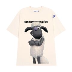 Áo thun FIDE Cừu shaun phông unisex nam nữ form rộng cổ tròn ulzzang SHAUN 17