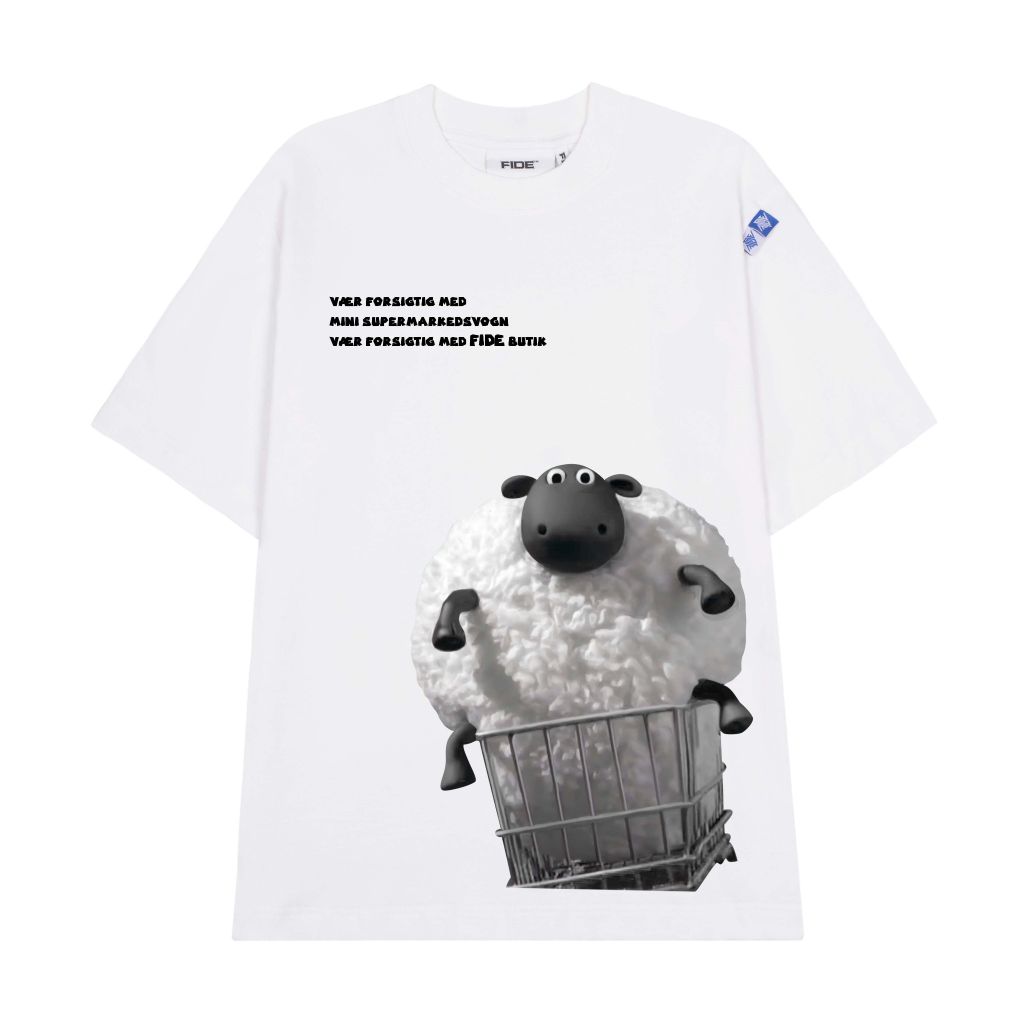 Áo thun FIDE Cừu shaun phông unisex nam nữ form rộng cổ tròn ulzzang SHAUN 16