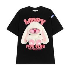 Áo thun FIDE LOOPY Hải Ly unisex form rộng cổ tròn LOOPY - AT14