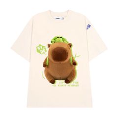 Áo thun FIDE CAPYBARA unisex form rộng cổ tròn CAPYBARA - AT58 Cotton