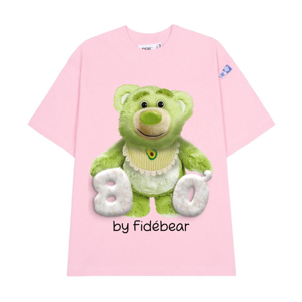 Áo thun FIDE GẤU BƠ unisex form rộng cổ tròn LOTSO - AT17