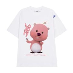 Áo thun FIDE LOOPY Hải Ly unisex form rộng cổ tròn LOOPY - AT21